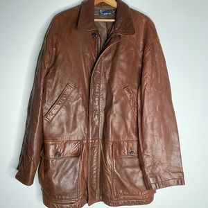 Polo by Ralph Lauren leather coat